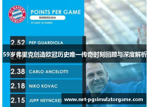 59岁弗里克创造欧冠历史唯一传奇时刻回顾与深度解析